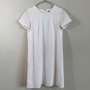 Ann Taylor White Shift Dress